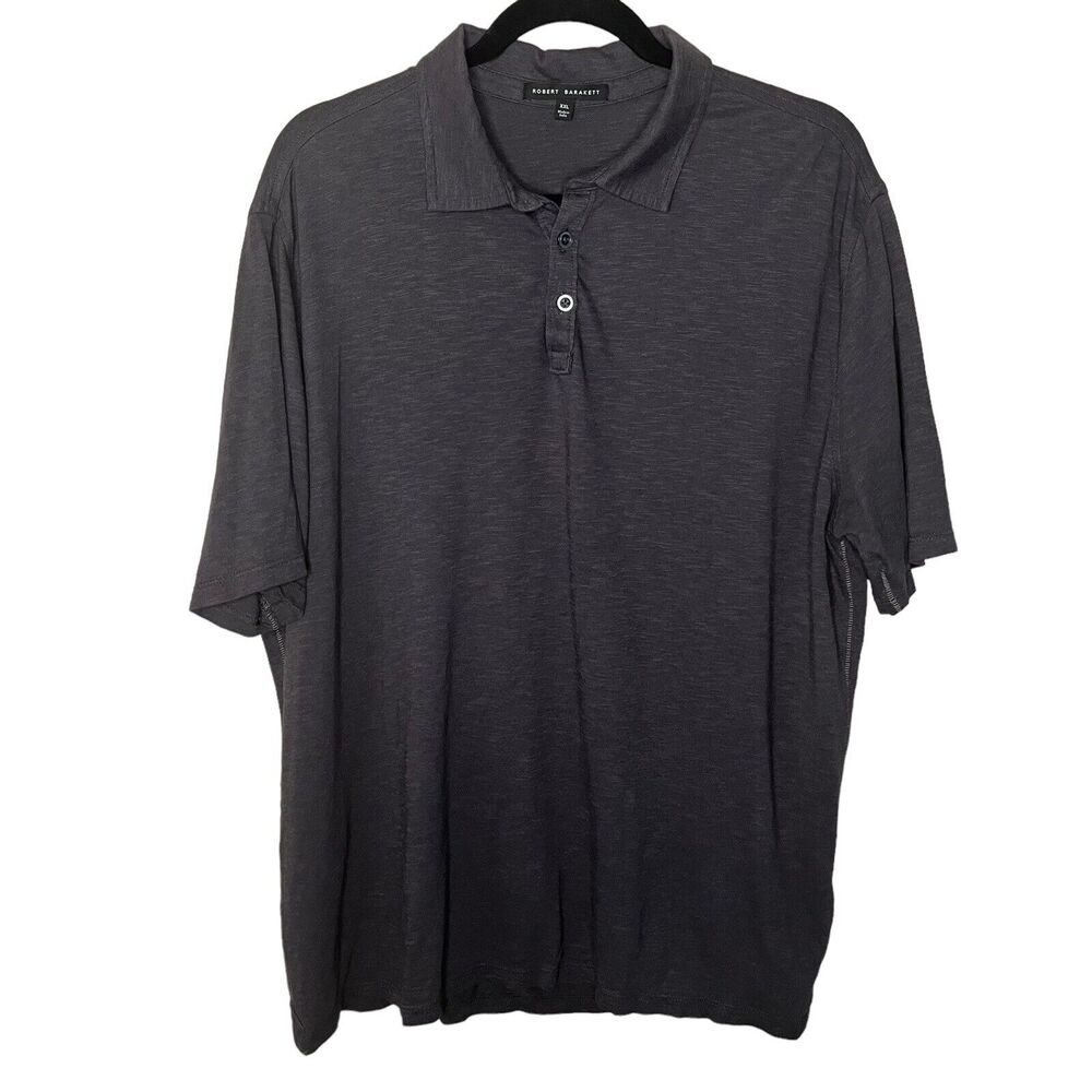Robert Barakett Foster SS Polo gray size 2xl